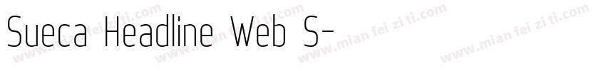 Sueca Headline Web S字体转换